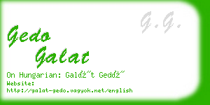 gedo galat business card